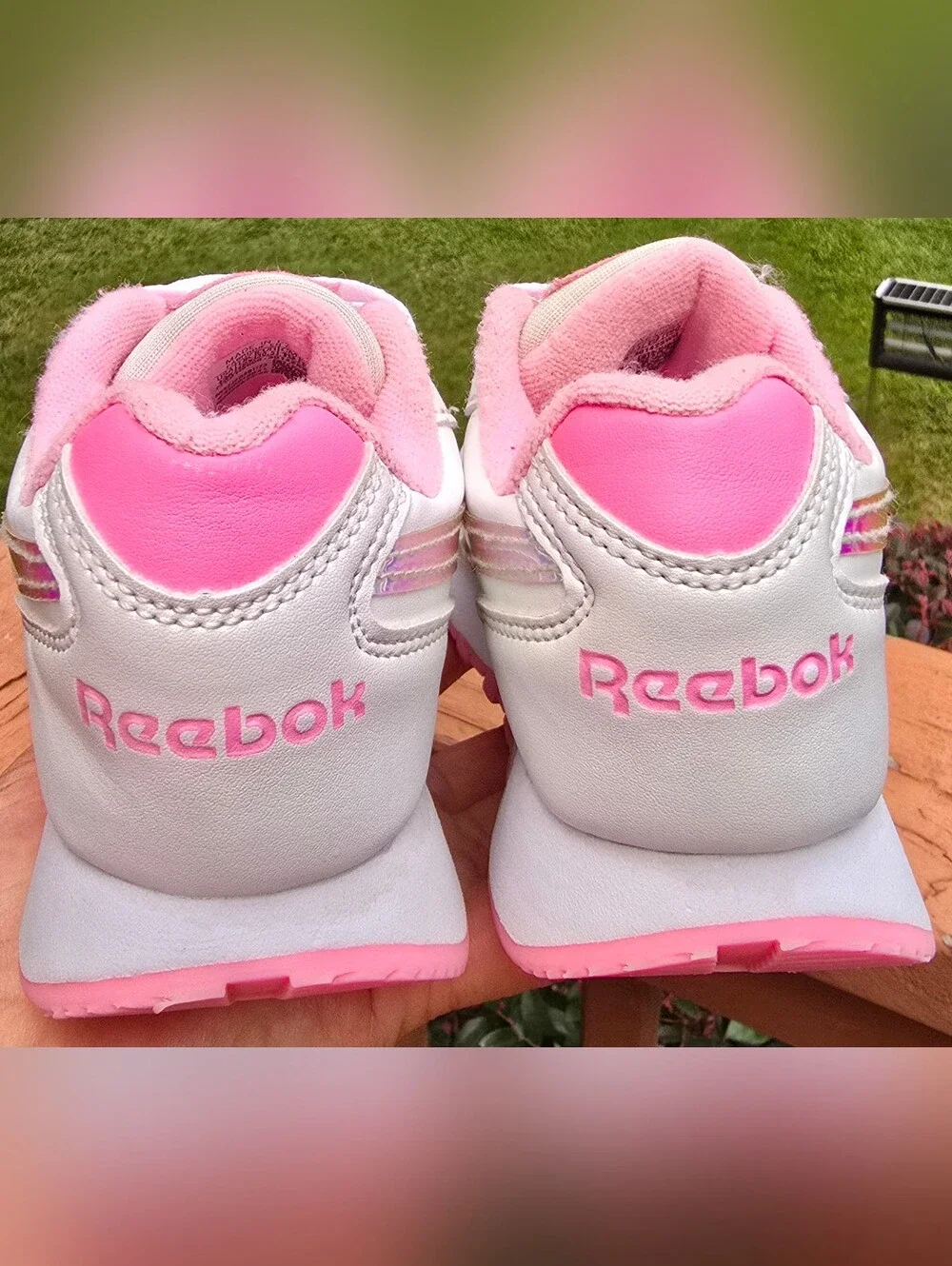 Sz 13 Toddler Girl's REEBOK CLASSIC White/Pink